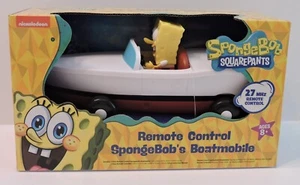 2025 SPONGEBOB SQUAREPANTS 1:24 SCALE 27 MHz REMOTE CONTROL BOATMOBILE - Picture 1 of 8