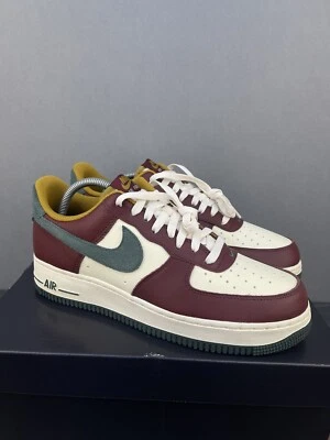 Nike Air Force LV1 08 Burgundy/Coconut Milk/Vintage Green UK9 HQ3612-113 - Image 1 of 4