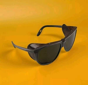 Vintage Soviet Safety Glasses Tinted Glass Welding Work Goggles USSR - Picture 1 of 22