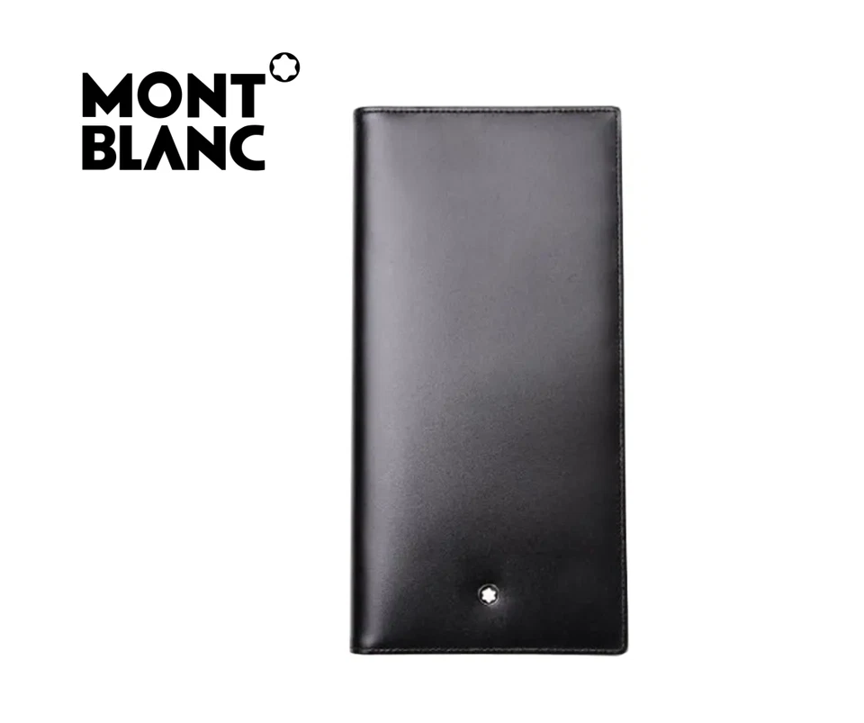 Cartera larga premium de cuero negro Montblanc Meisterstück 35790 - Imagen 1 de 4