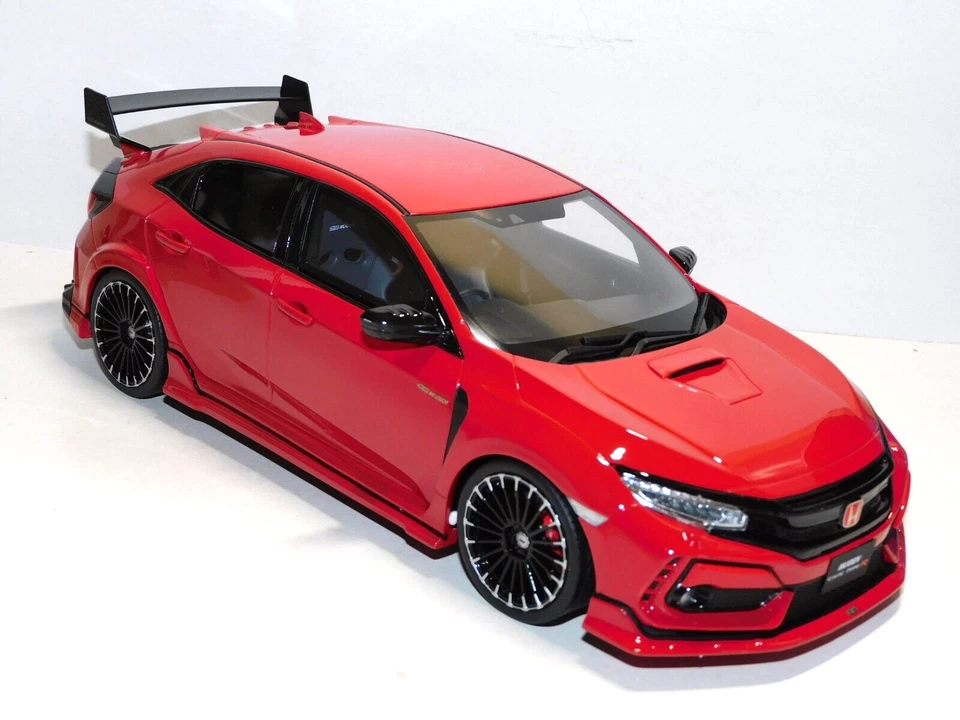 Otto 1/18 Scale Honda Civic Type R Mugen Red Model Car OT957