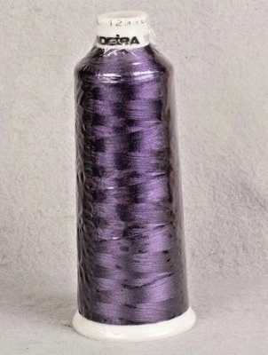 New Sealed Madeira 5000m Classic Viscose Embroidery Rayon Thread Violet 1233 - Image 1 of 2