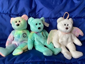 Ty Beanie Baby Mixed Lot of 3 Bears - Pre-owned - Picture 1 of 11