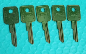 JUEGO DE 5 llaves en blanco vintage Curtis ALUMINIO B-46 J hechas en EE. UU. - Imagen 1 de 2