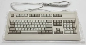 Fujitsu FKB4725-101 5-Pin DIN Mechanical Clicky QWERTY 104-Key Keyboard NEW - Picture 1 of 5