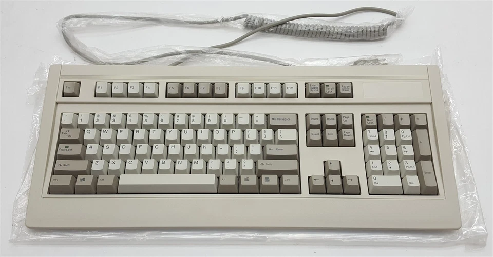 Fujitsu FKB4725-101 5-Pin DIN Mechanical Clicky QWERTY 104-Key Keyboard NEW - Image 1 of 4