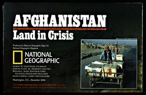 2001-12 Mappa Geografica Nazionale AFGHANISTAN TERRA IN CRISI Guerra AF Dicembre A1 - Foto 1 di 4
