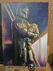 Displate Star Wars The Mandalorian Season Two The Child Metal Artwork Print - Picture 1 of 3