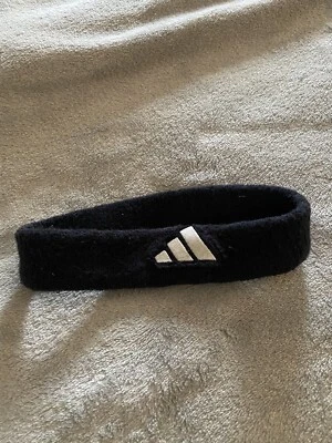 Adidas Diadema Deportiva Logo Adulto Unisex Negro/Blanco De Colección 2000 Foto 1 de 2