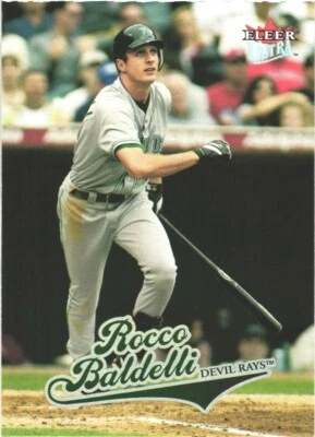 Tarjeta de béisbol Fleer Ultra #112 1999 Roco Baldelli Tampa Bay Devil Rays Foto 1 de 2