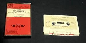 Fritz Kreisler Complete Violin Music Vol 1 CASSETTE TAPE MHS RECORDS VINTAGE 80s - Bild 1 von 13