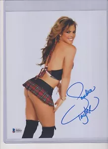 Sandra Taylor 8x10 Photo Playboy Benchwarmer Model Beckett Authentic Auto Signed - Picture 1 of 3