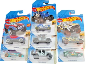 Hot Wheels Zamac Silverado, Jeep, Dune it up, Land Rover Variety lot of 7 - Picture 1 of 2
