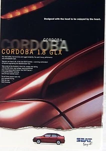 Seat Cordoba Hatch 1996 1.8 GLX Colour Sales Leaflet - Picture 1 of 2