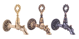 Brass Fish Faucet, Turkish Bath Hammam Water Tap - Indoor/Outdoor Sink Decor - Picture 1 of 4