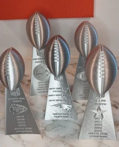 Any NFL Teams available, Lombardy championship trophies, LARGE 10-INCHES TALL - Picture 1 of 9