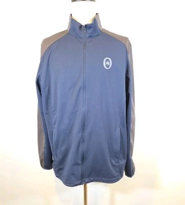 O'Reilly Auto Parts Port Authority Blue & Gray Soft Shell Full Zip, Mens XL - Image 1 of 4