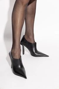 $1425 Designer VERSACE Women's High Heels Leather Ankle Boots 38 - Picture 1 of 10