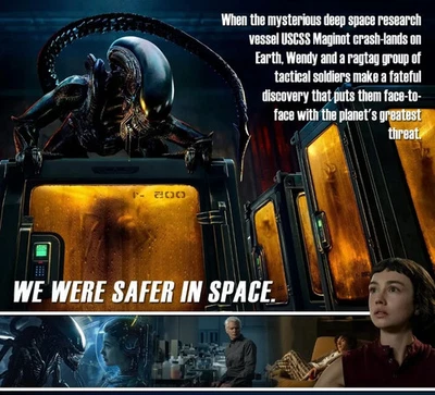 Alien: Earth TV Series Season 1 2025 Full HD Audio Eng DVD All Region Free Ship - Image 1 of 2