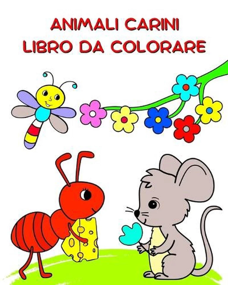 Animali Carini Libro da Colorare: Natura e animali da colorare per bambini dai 3 - Image 1 of 1