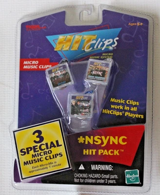 Tiger Hit Clips NSYNC Micro Music 3 pack  Girlfriend/Pop/Celebrity New sealed - Image 1 of 3
