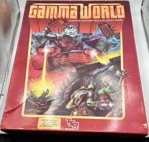 Gamma World Game 2nd Edition Robot Cover 1983 Map 4 Booklets no Dice RPG D&D Vintage - Bild 1 von 17