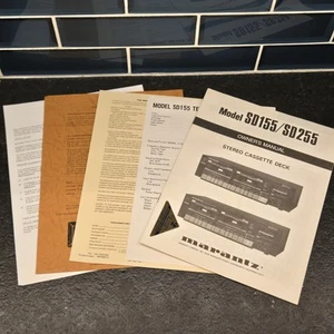 Genuine Marantz Owners Manual SD155 Cassette Deck + Warranty Sheets + MORE - Picture 1 of 6