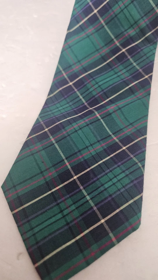 Corbata Pendleton azul a cuadros hecha en Estados Unidos Foto 1 de 4