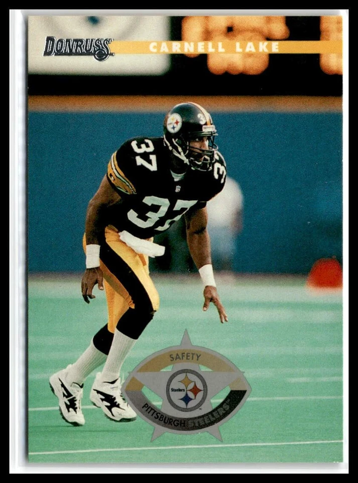 Carnell Lake 1996 Donruss #127 Pittsburgh Steelers - Image 1 of 2