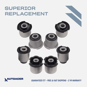 AUTOACER -8p Front Upper Lower Control Arm Bushings For Land Rover LR3 LR4 04-18 - Bild 1 von 8