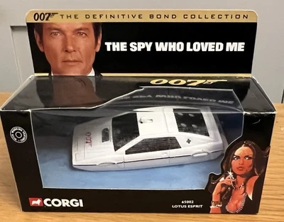 Vintage 2001 Corgi Lotus Espirit James Bond The Spy Who Loved Me 65002 + rockets - Image 1 of 4