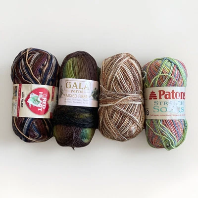 4 madejas Regia algodón lana y poli calcetín hilo variedad nuevo Foto 1 de 4