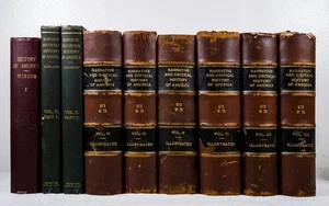 1889 NARRATIVE &  CRITICAL HISTORY OF AMERICA 8 VOL JUSTIN WINSOR Read 716 - Picture 1 of 22