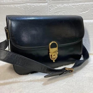 Borsa a tracolla CELINE in pelle nera vintage autentica dal Giappone - Foto 1 di 24