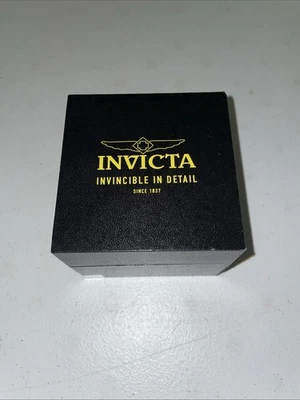 Invicta Black And Yellow Watch Box ONLY Yellow Foam Holder Invincible in Detail - Image 1 of 3