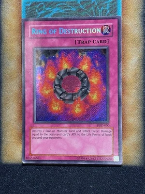 Yugioh Ring Of Destruction PGD-000 Secret Rare MP - Image 1 of 2