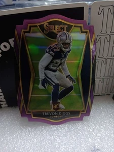 2020 Panini Select - Premier Level Trevon Diggs #196 Blue Prizm Die-Cut (RC) - Picture 1 of 2