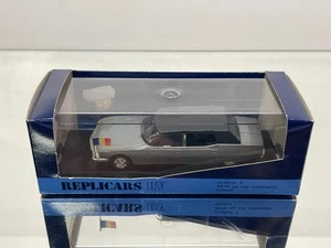 REPLICARS CITROEN SM PRESIDENTIELLE CLOSED ROOF 1972-GREY MET. 1:43- GOOD IN BOX - Picture 1 of 8