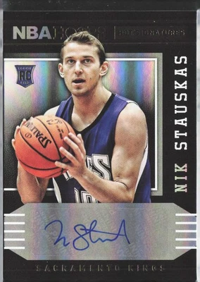 2014-15 Hoops #73 Nik Stauskas Hot Signatures - Image 1 of 2