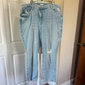 NWOT Good American Good Classic distressed jeans. Women’s size 16.  - Picture 1 of 8