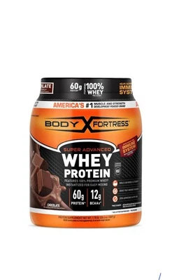 Proteína de suero en polvo Body Fortress súper avanzada, chocolate, 1,78 libras caducidad 27/01 Foto 1 de 4