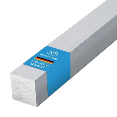 THYSSENKRUPP Alu Vierkant Aluminiumprofil Aluminium Stab Quadrat 4kant Vollmaterial