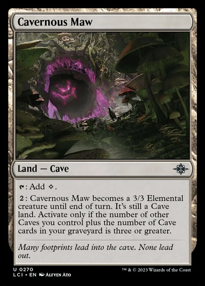 x1 Cavernous Maw - Lost Caverns of Ixalan - NM - MTG - Image 1 of 1