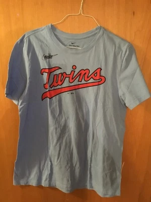 Camiseta deportiva rara de colección The Nike Kirby Puckett 34 Minnesota Twins L 90s MLB Foto 1 de 3