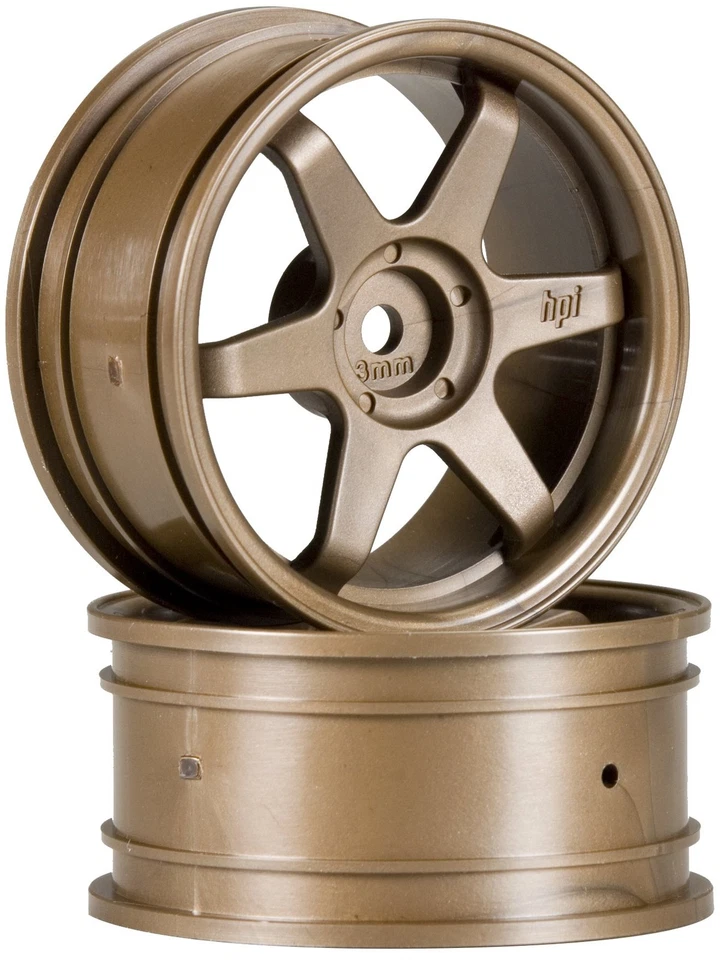 HPI Racing 3843 TE37 26mm Bronze Wheel with 3mm Offset (Set of 2) - Image 1 of 1