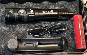 WINDFIRE High-Power Dive Lights Scuba Diving Flashlight DF180 IPX8 Waterproof - Picture 1 of 8