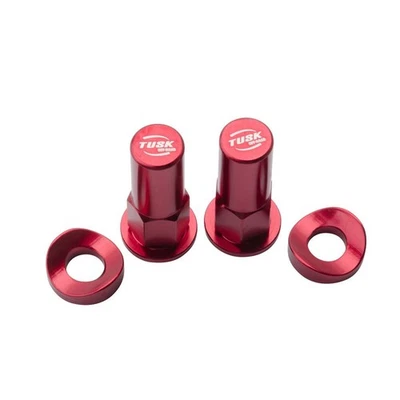 Tusk Rim Lock Nut/Spacer Kit Red For HUSQVARNA TE 610 1998-2000,2006 - Image 1 of 4