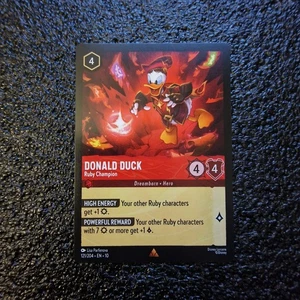 Donald Duck Ruby Champion - 121/204 - Rare - Disney Lorcana - Picture 1 of 2