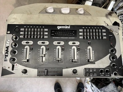 Gemini PDM16 4 Channel DJ Mixer no power - Image 1 of 4