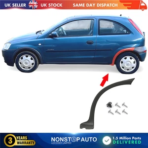 Moldura de arco de rueda trasera izquierda para VAUXHALL Corsa C 2000-2003 172890 - Imagen 1 de 11